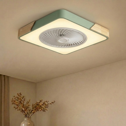 Ventilatore da soffitto con luce LED dimmerabile e sei velocità