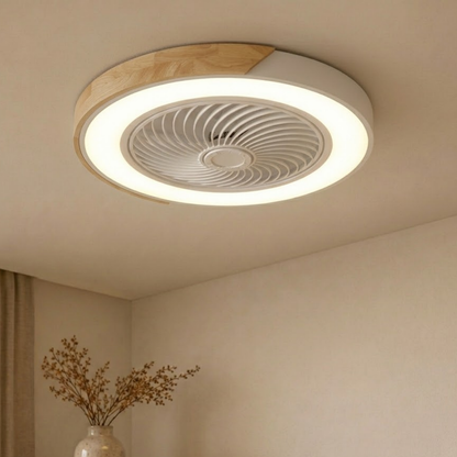 Ventilatore da soffitto con luce LED dimmerabile e sei velocità