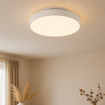 Ventilatore da soffitto con luce LED dimmerabile senza pale invisibili