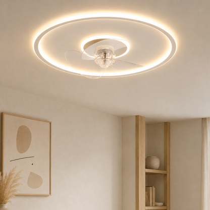 Ventilatore da soffitto con luce LED e telecomando