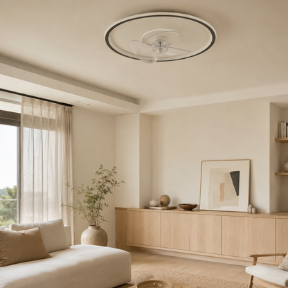 Ventilatore da soffitto con luce LED e telecomando