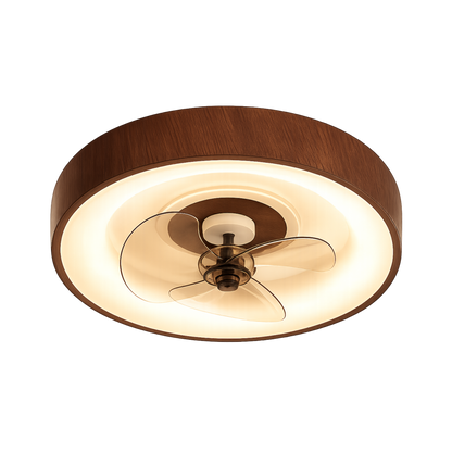 Ventilatore da soffitto con luce LED moderno e minimalista