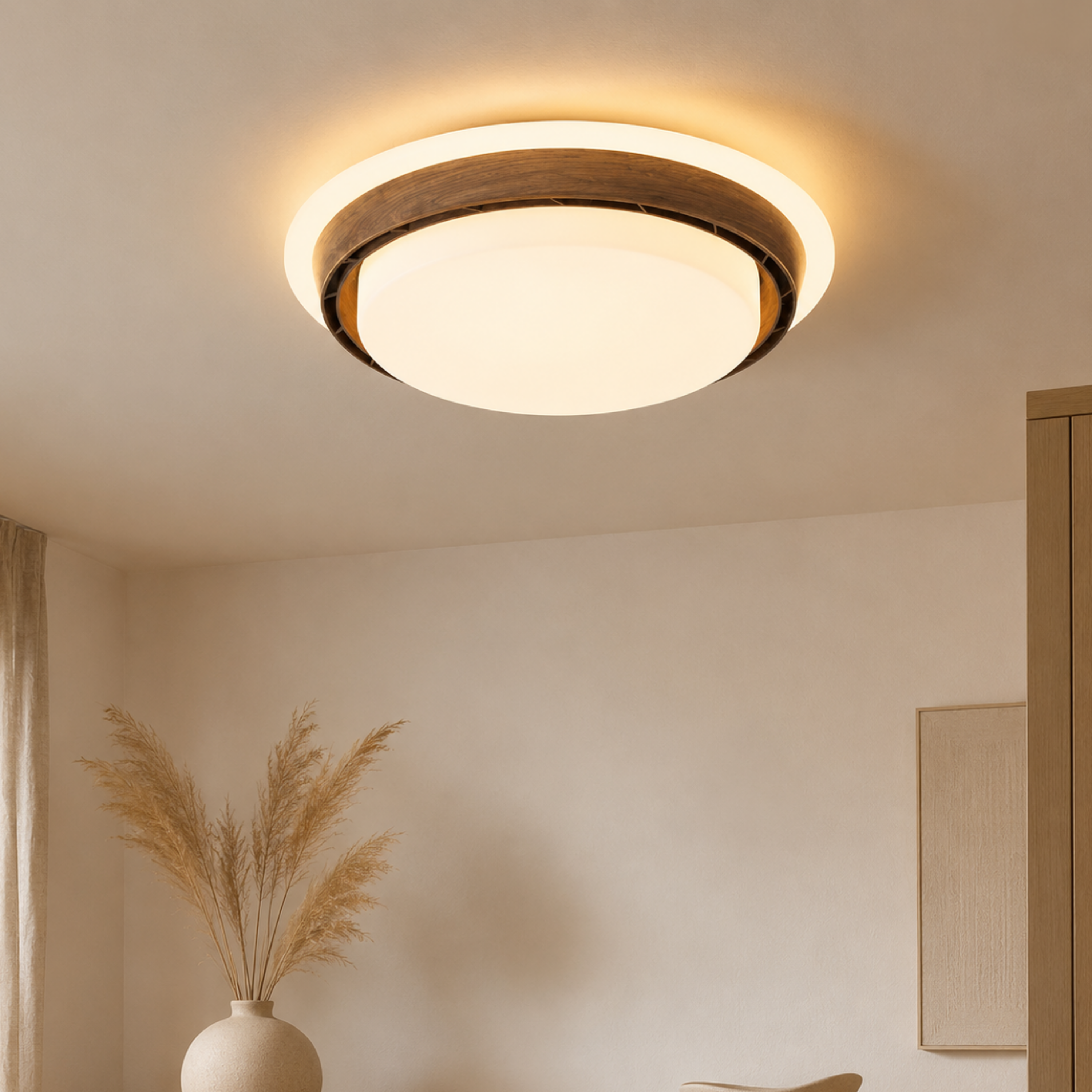Ventilatore da soffitto con luce LED senza pale
