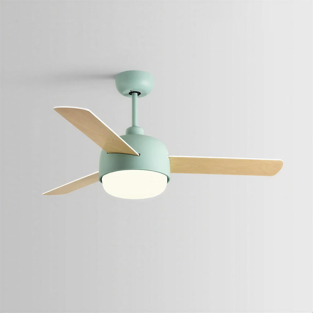 Ventilatore da soffitto con luce moderno in stile nordico