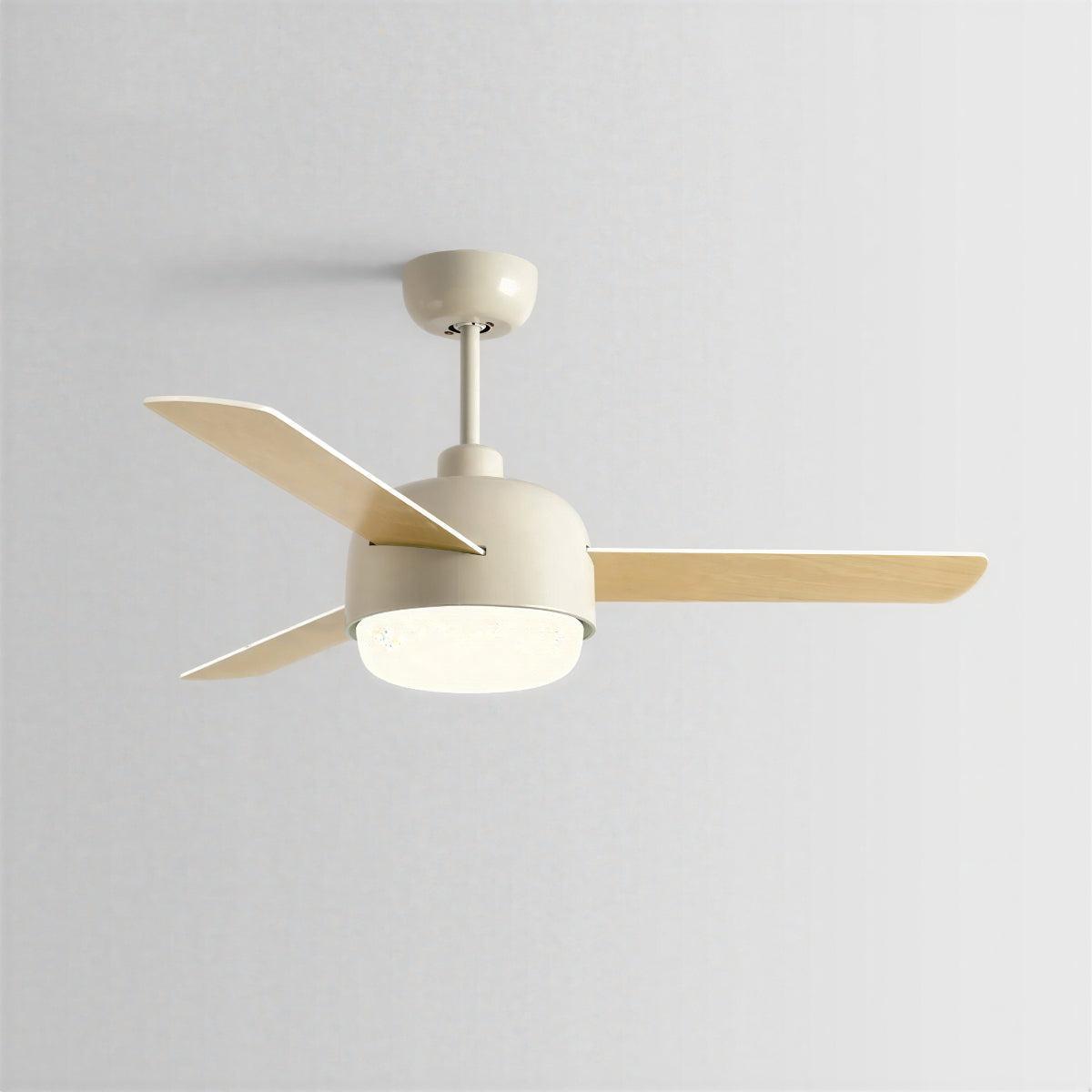 Ventilatore da soffitto con luce moderno in stile nordico