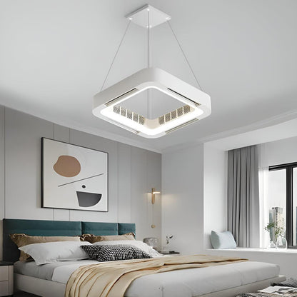 Ventilatore da soffitto con luce senza pale moderno e illuminazione regolabile