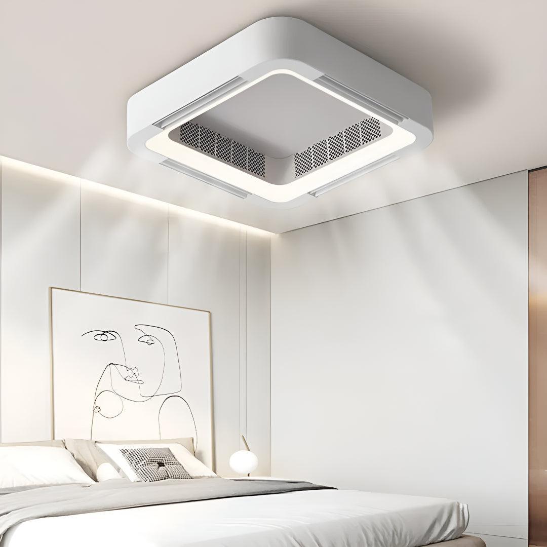 Ventilatore da soffitto con luce senza pale moderno e illuminazione regolabile